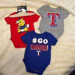 Texas rangers onesies